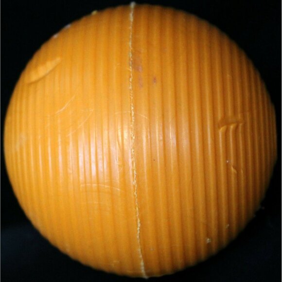 Franklin Replacement Croquet Ball - Ribbed Solid Orange - 8.5" Circumference - Picture 4 of 8